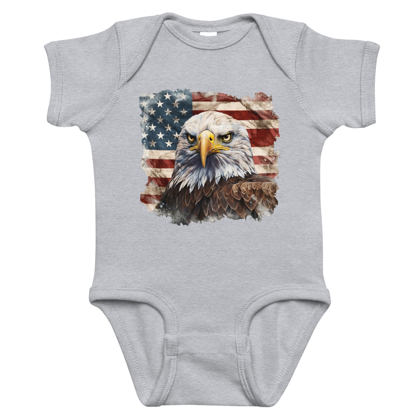 American Flag Baby Onesie