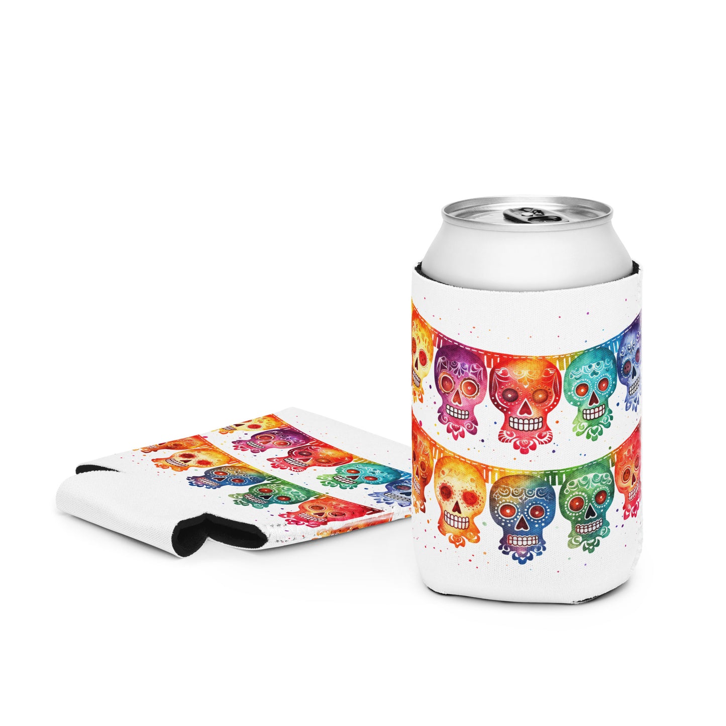 Mexican Fiesta Banner Beer Can Cooler
