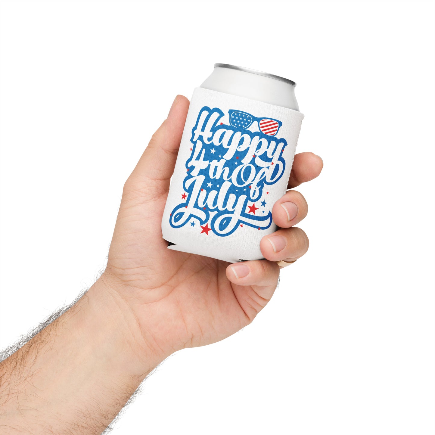 Happy 4th of July Beer Can Hugger