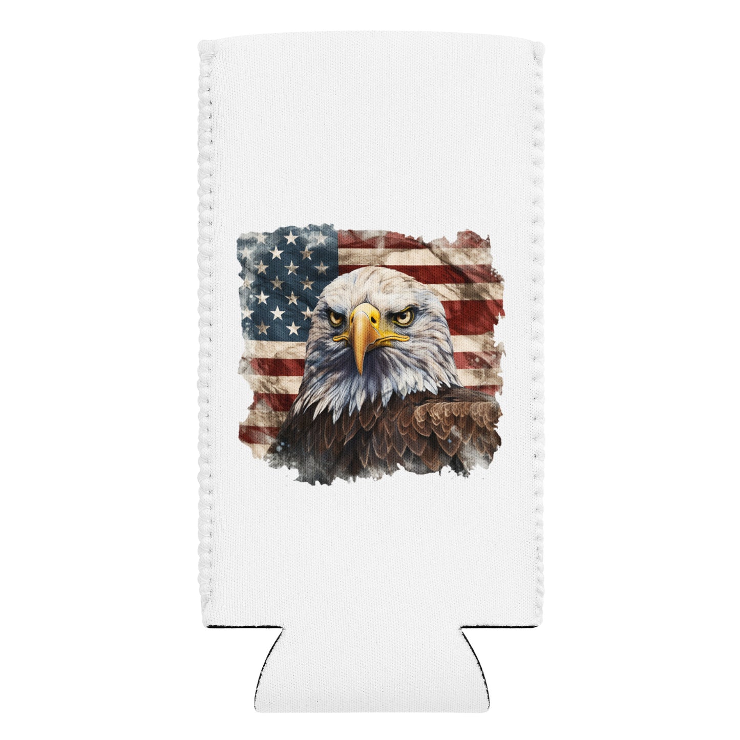 USA Flag Can Cooler