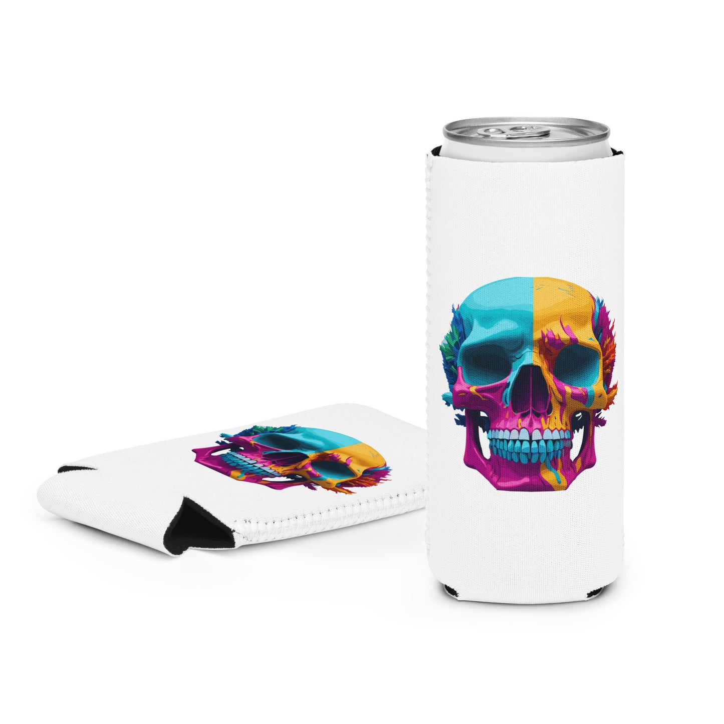 Skull Beer Can Cozy
