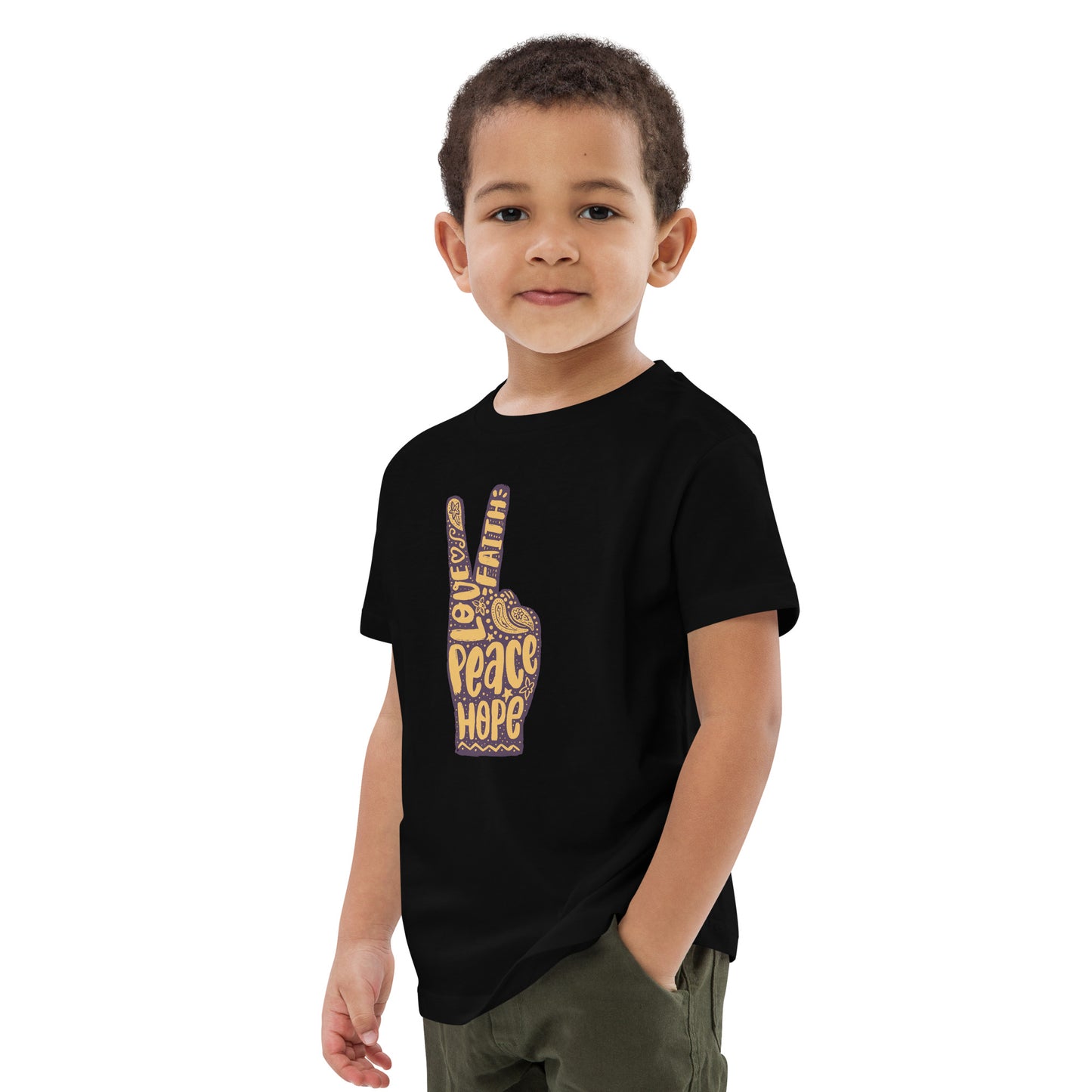 Love, Hope, Faith Kids Tee shirt