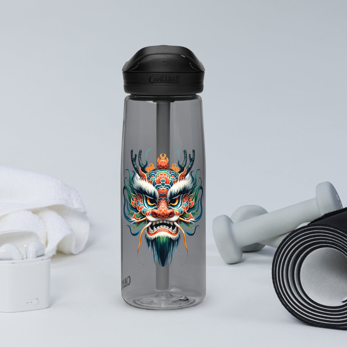 Chinese Dragon Sports Water Bottle
