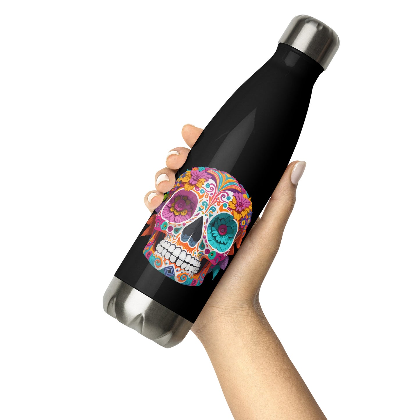 Dia De Los Muertos Stainless Steel Water Bottle