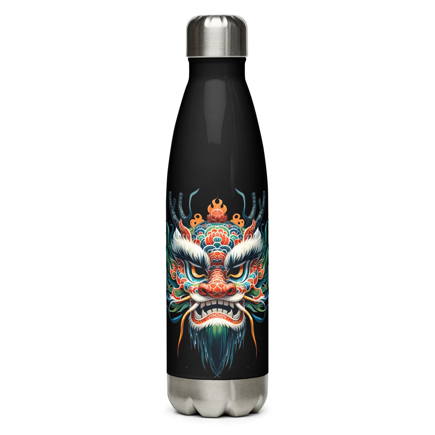 new year dragon water bottle