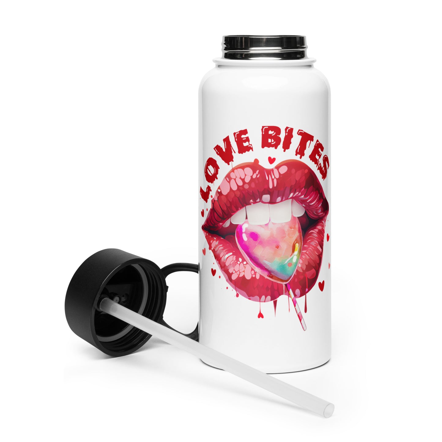 Love Bites Stainless Steel Water Bottle
