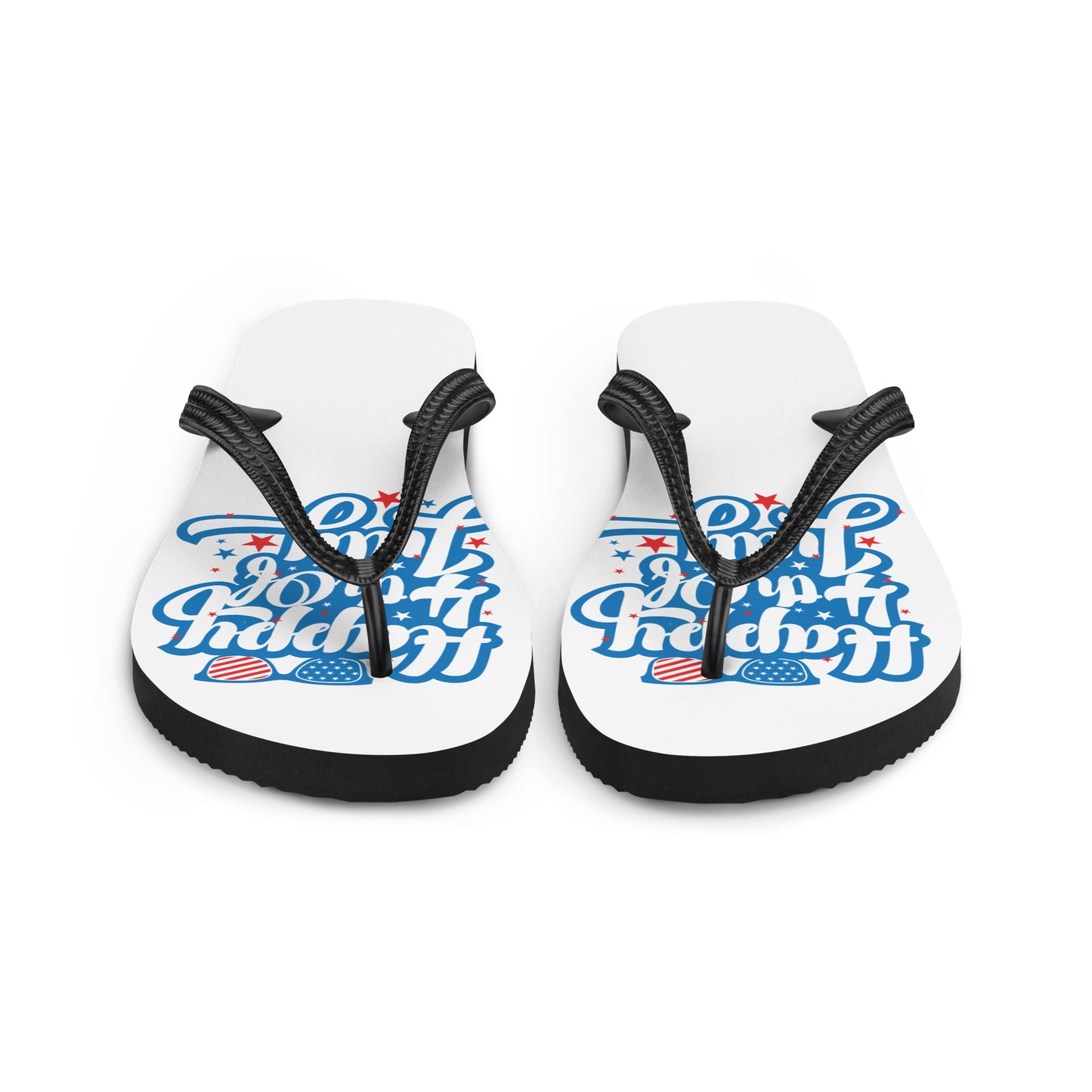 Happy 4th of July flip flops