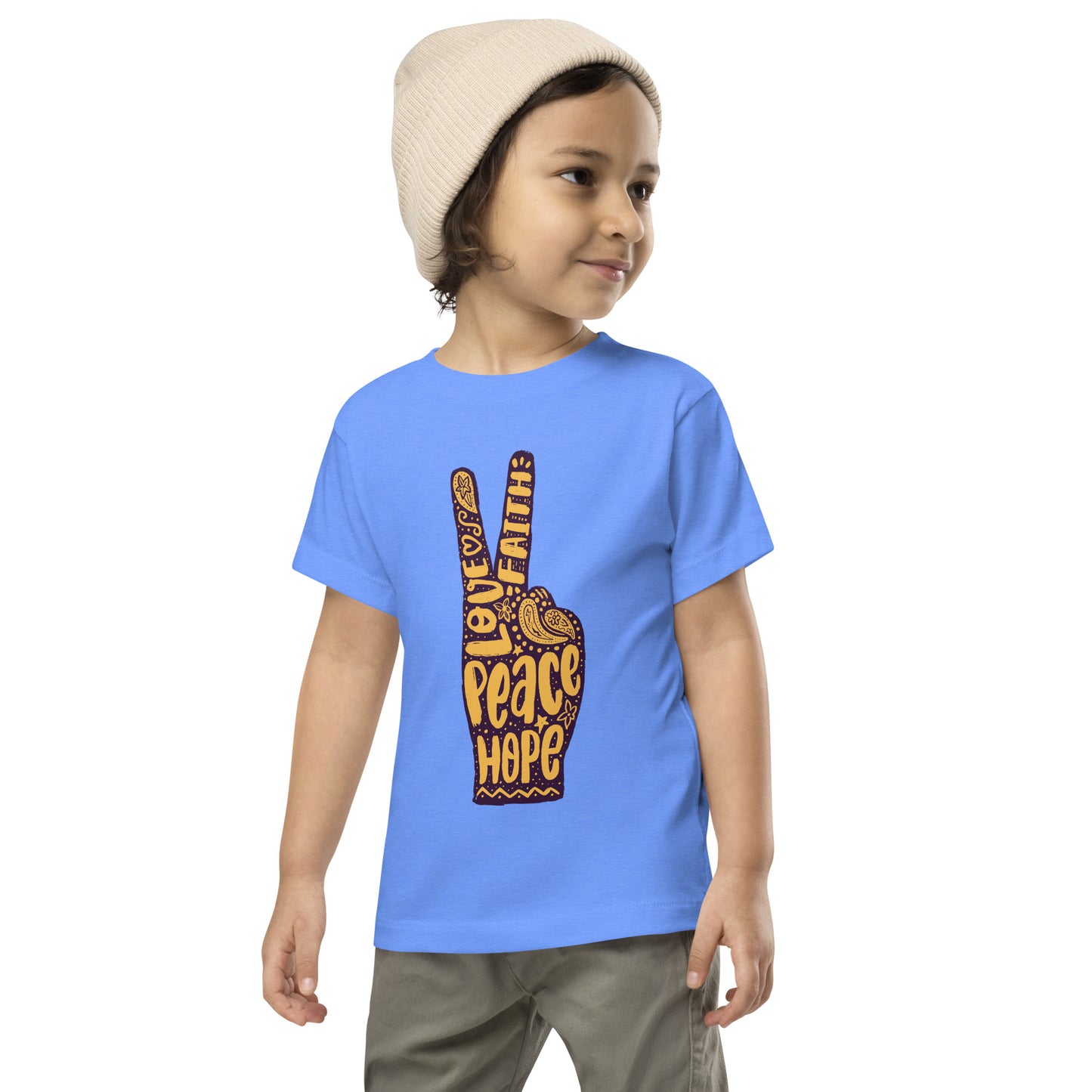 peace sign kid's t-shirt