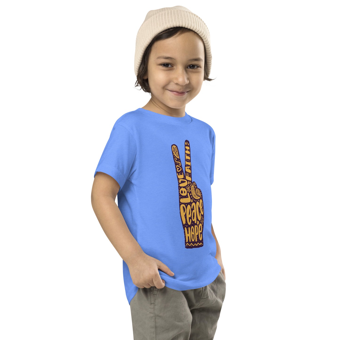 love faith hope kid's t-shirt