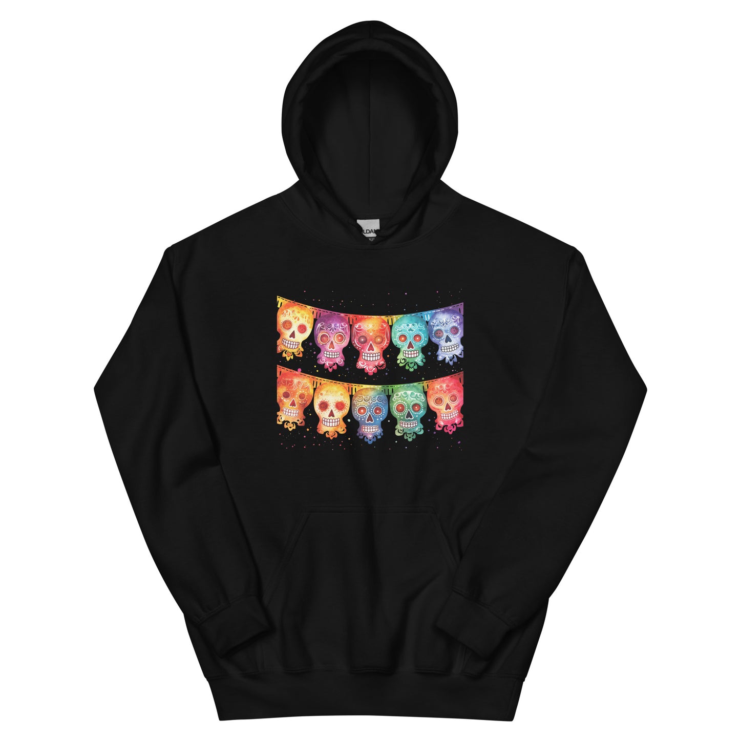 Mexican Fiesta Flags Men's Hoodie