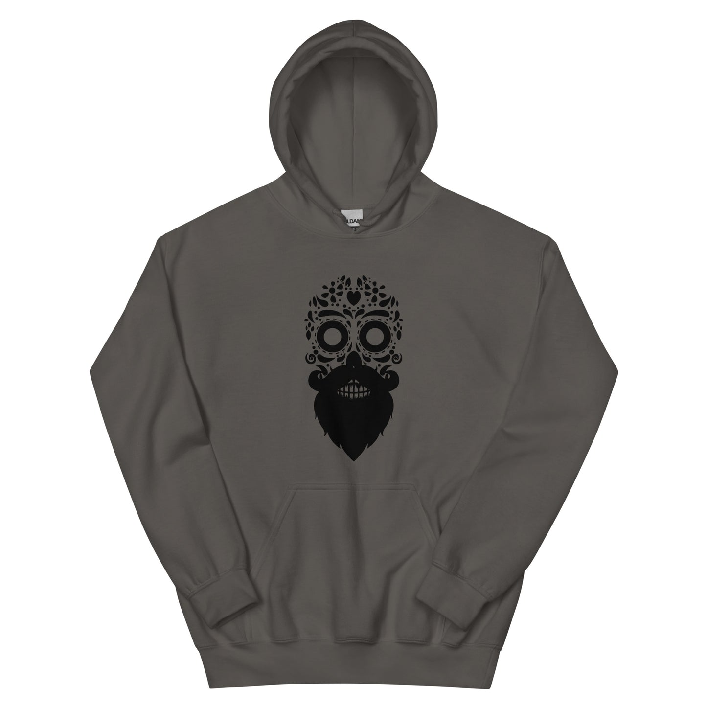 Bearded Sugar Skull Ladies Hoodie