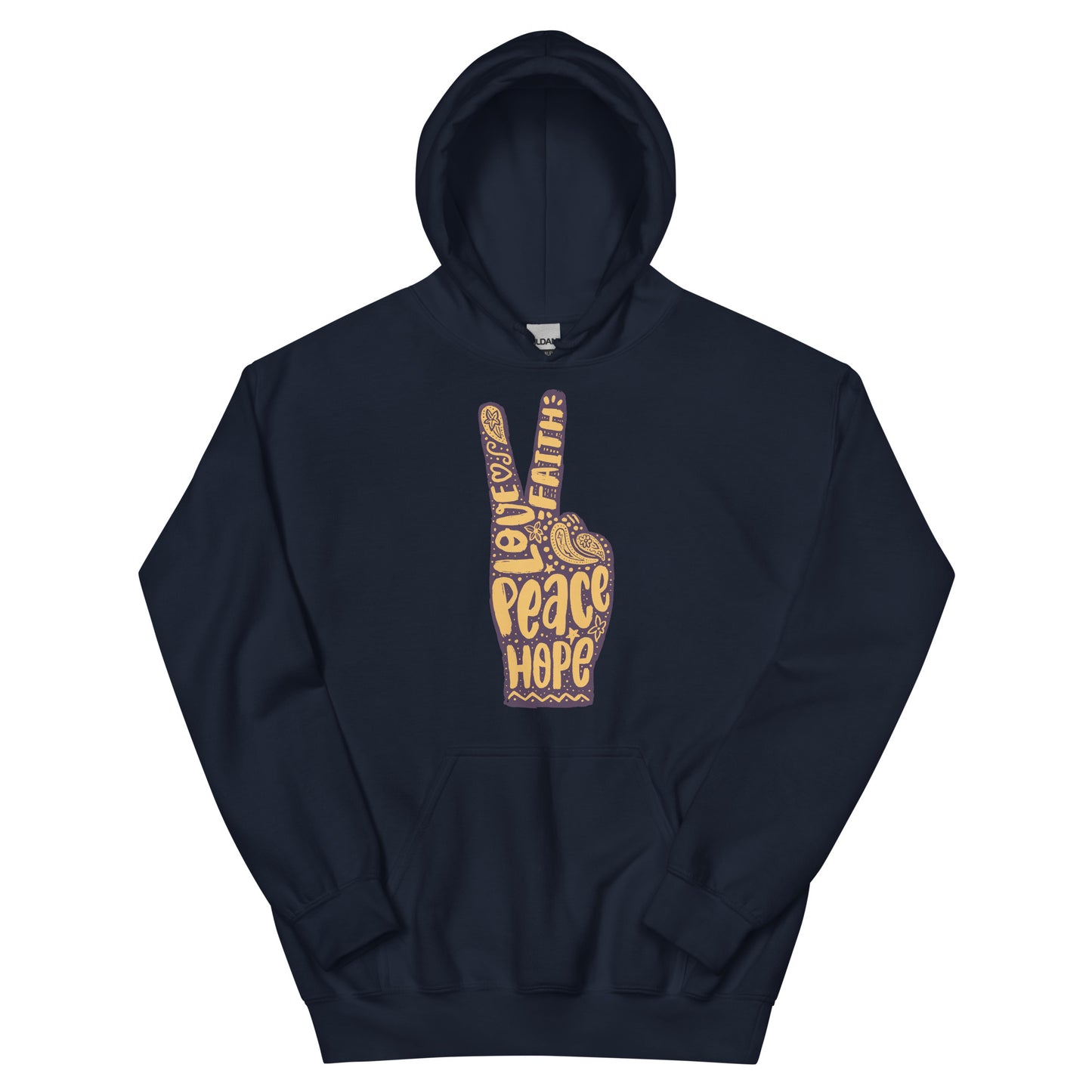 love faith hope ladies hoodie
