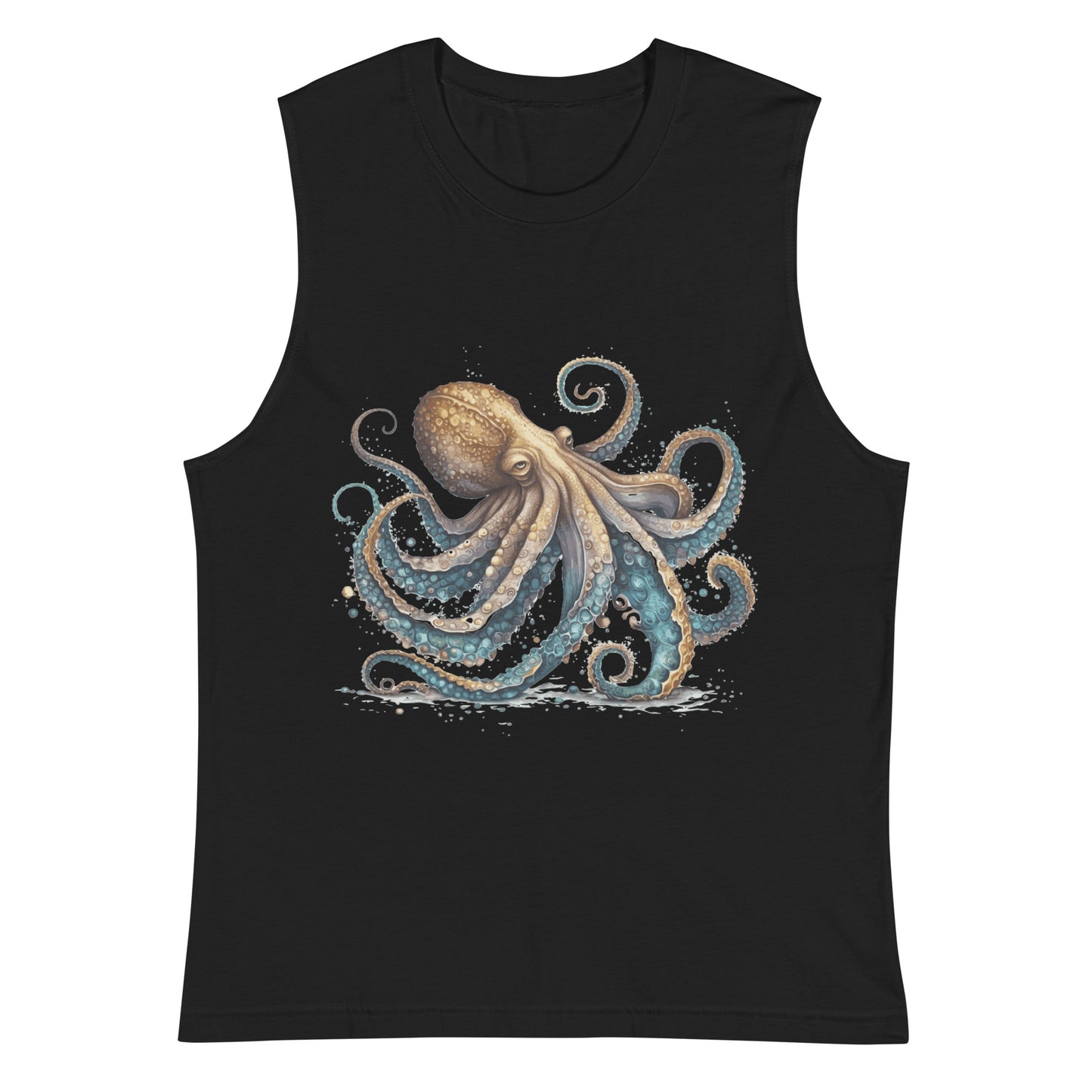 Octopus Kraken Unisex Muscle Shirt