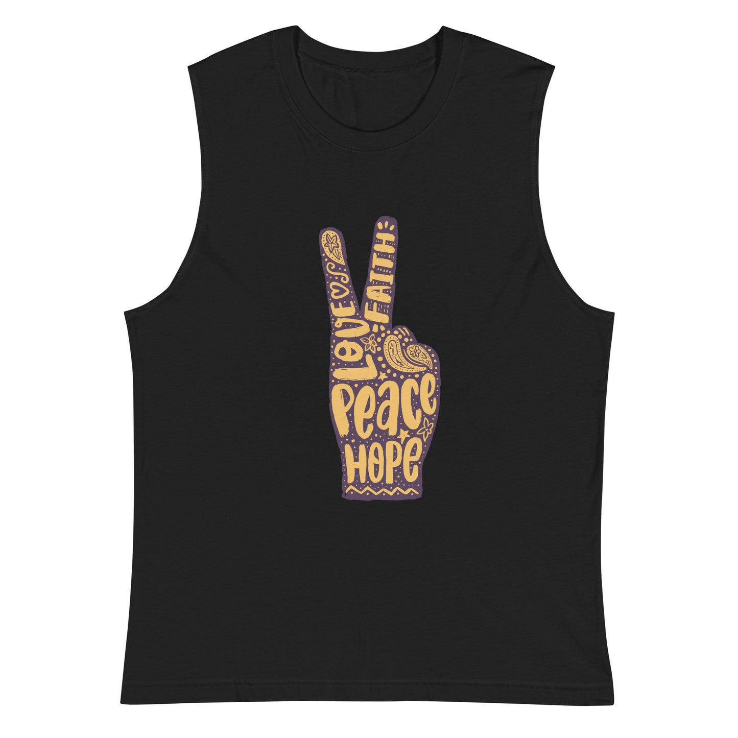peace sign Muscle Shirt