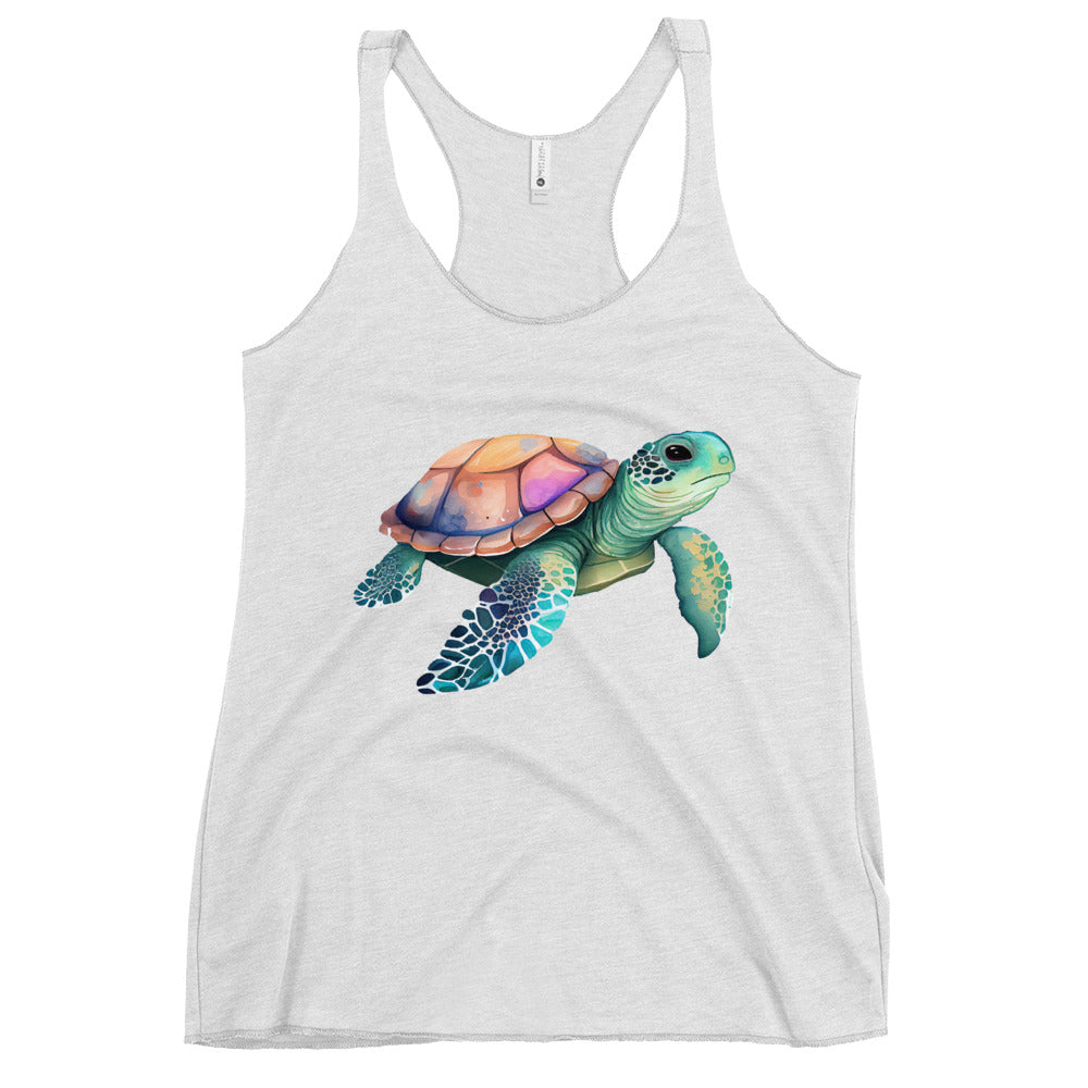 Turtle Bliss Ladies Tank Top