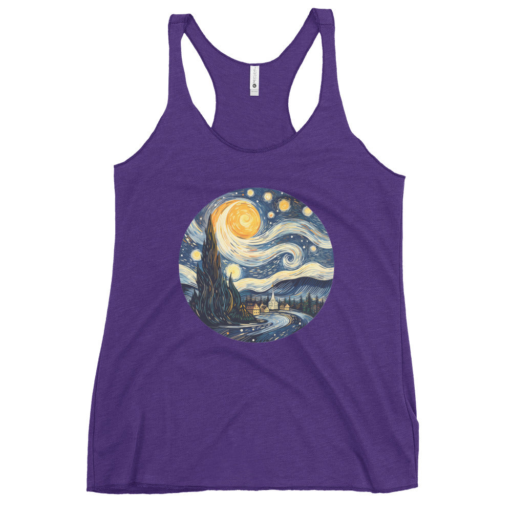 Starry Night Ladies Tank Top