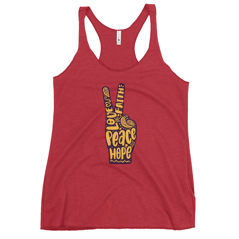 Love, Faith, Hope women's Tank Top