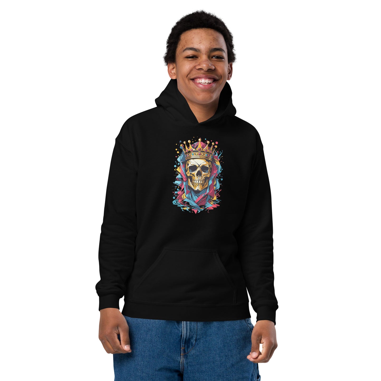 Skull Crown Youth Hoodie