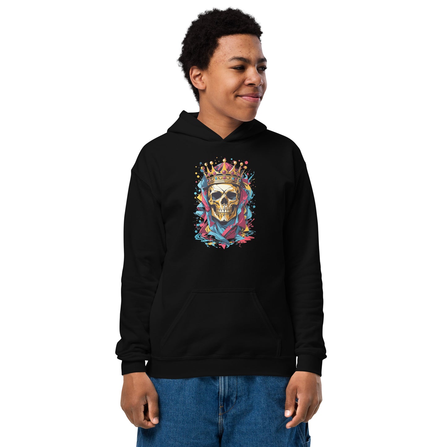 Skull & Crown teen Hoodie