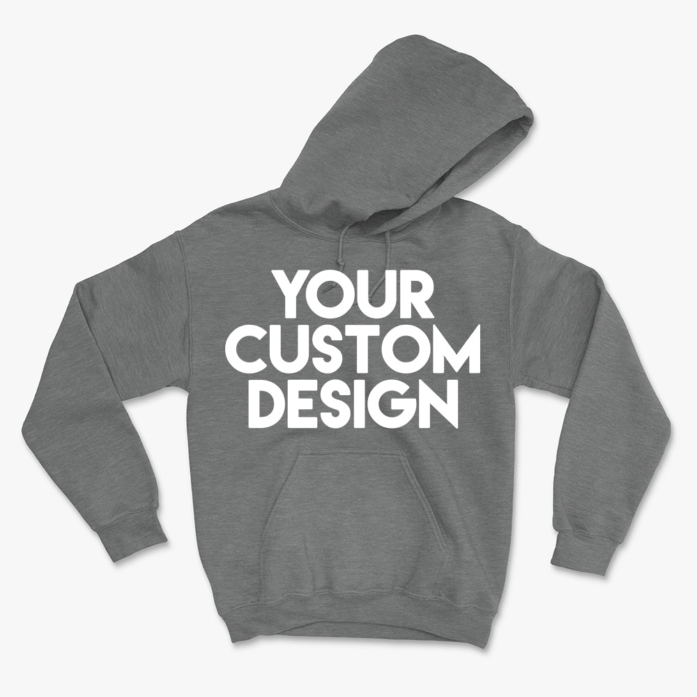 custom grey hoodie