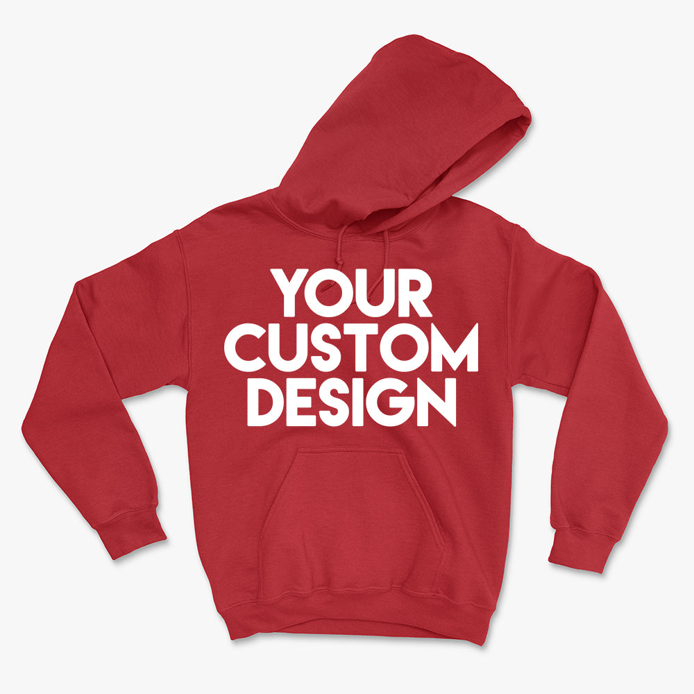 design a red hoodie