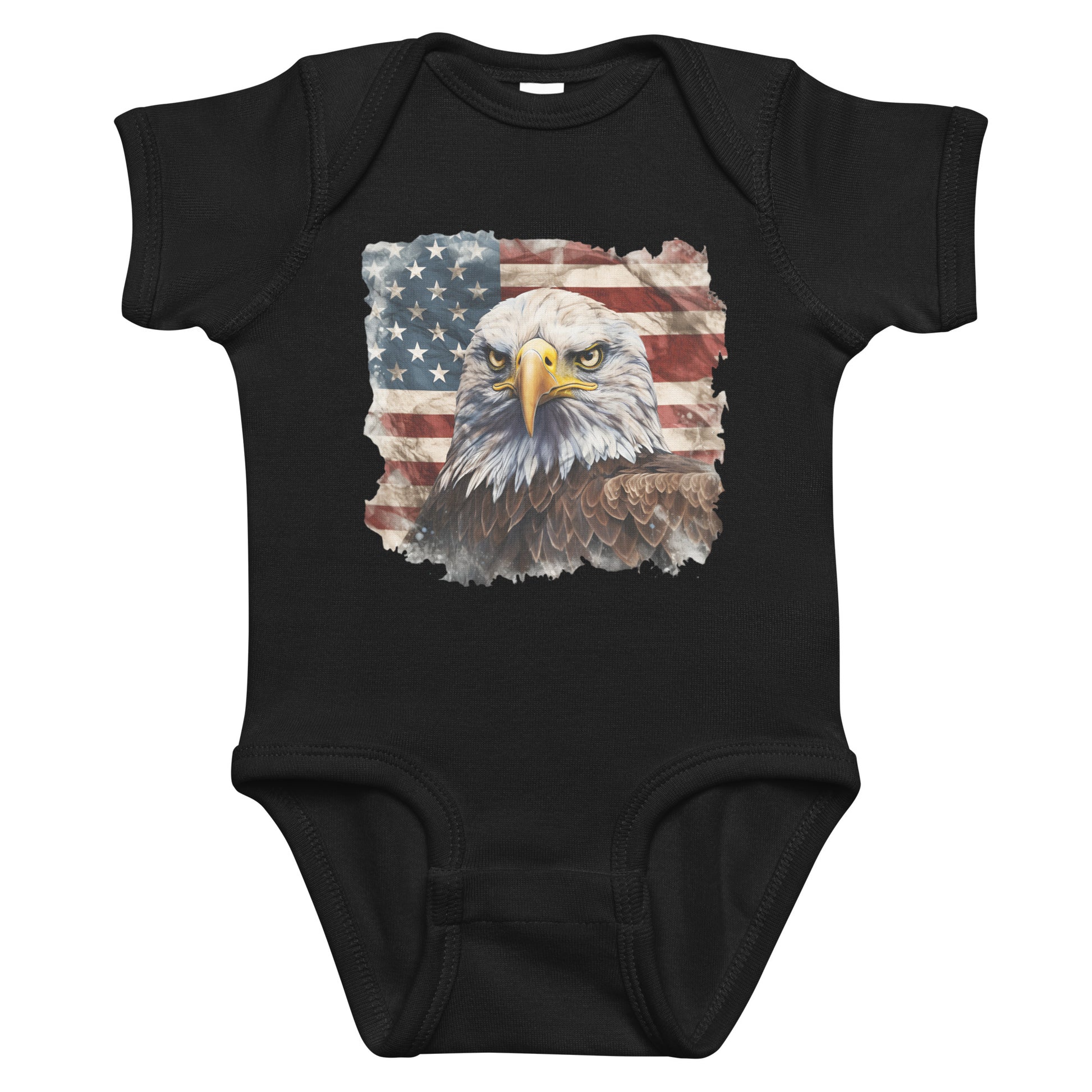 USA Flag Baby Onesie