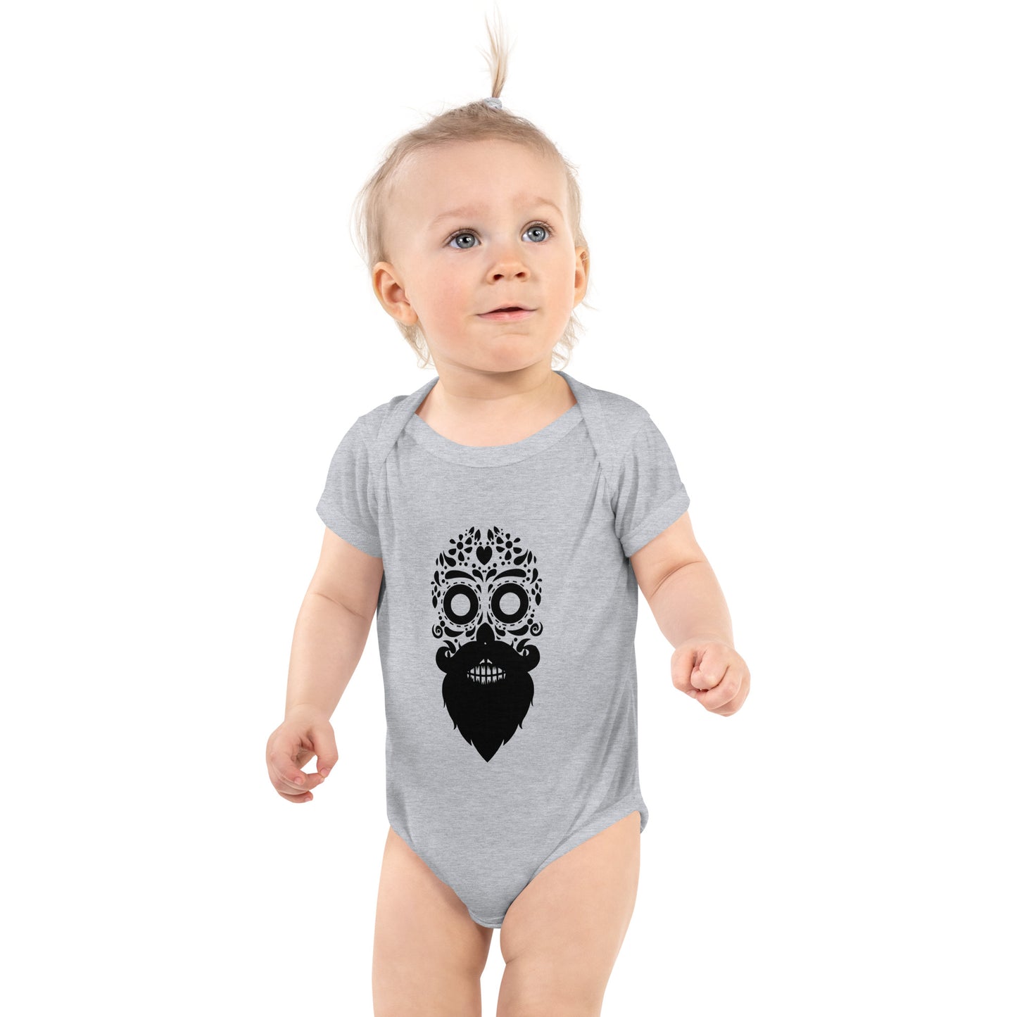 Bearded Sugar Skull infant Onesie
