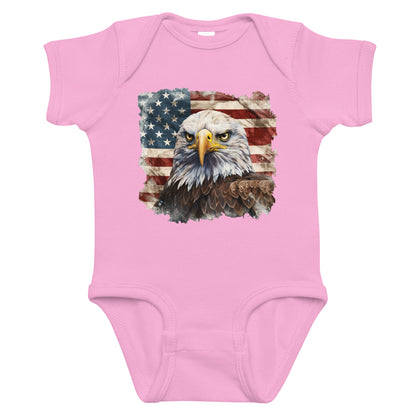 American Bald Eagle Baby Onesie