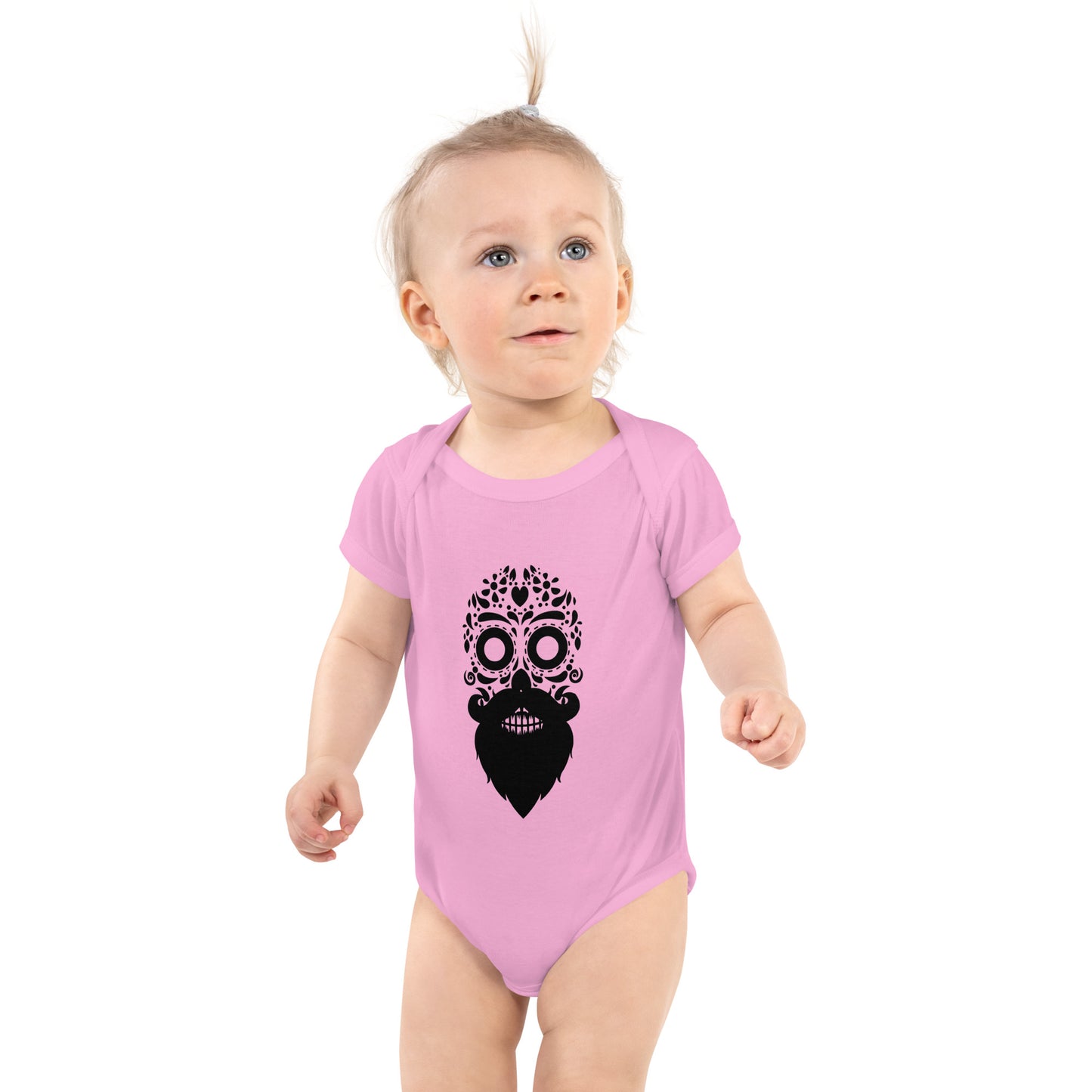 Bearded Sugar Skull infant Onesie