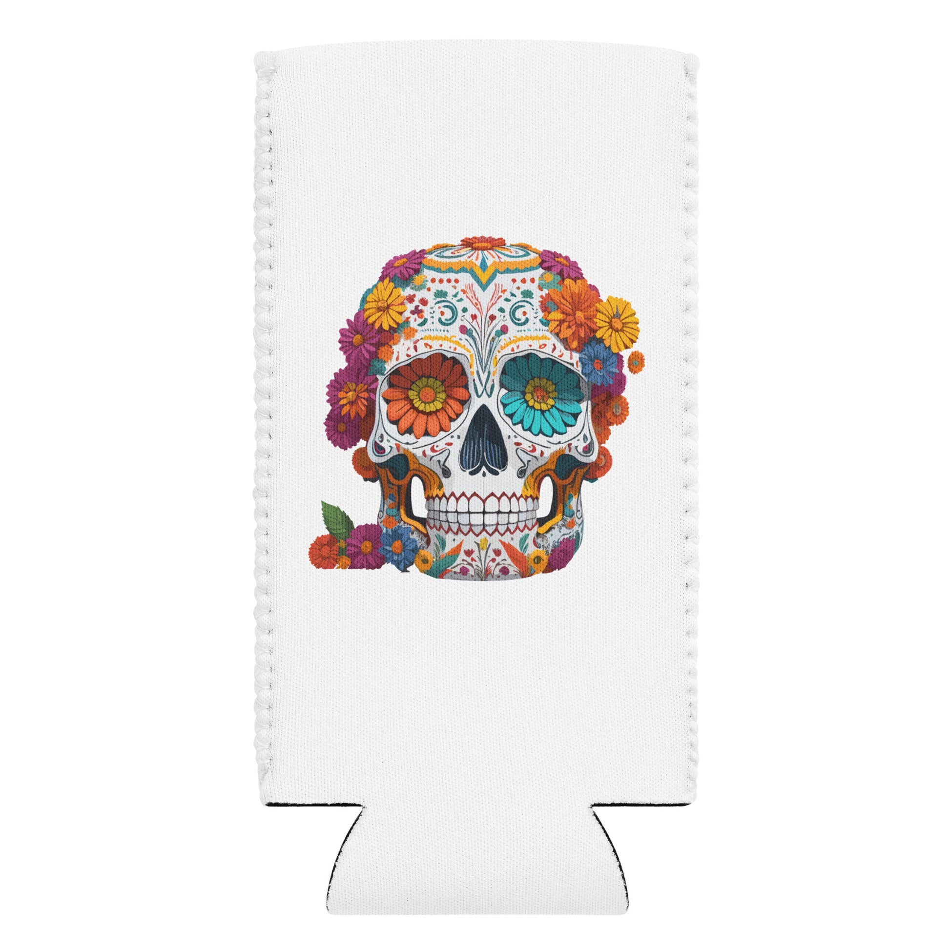 Sugar Skull slim can Cooler