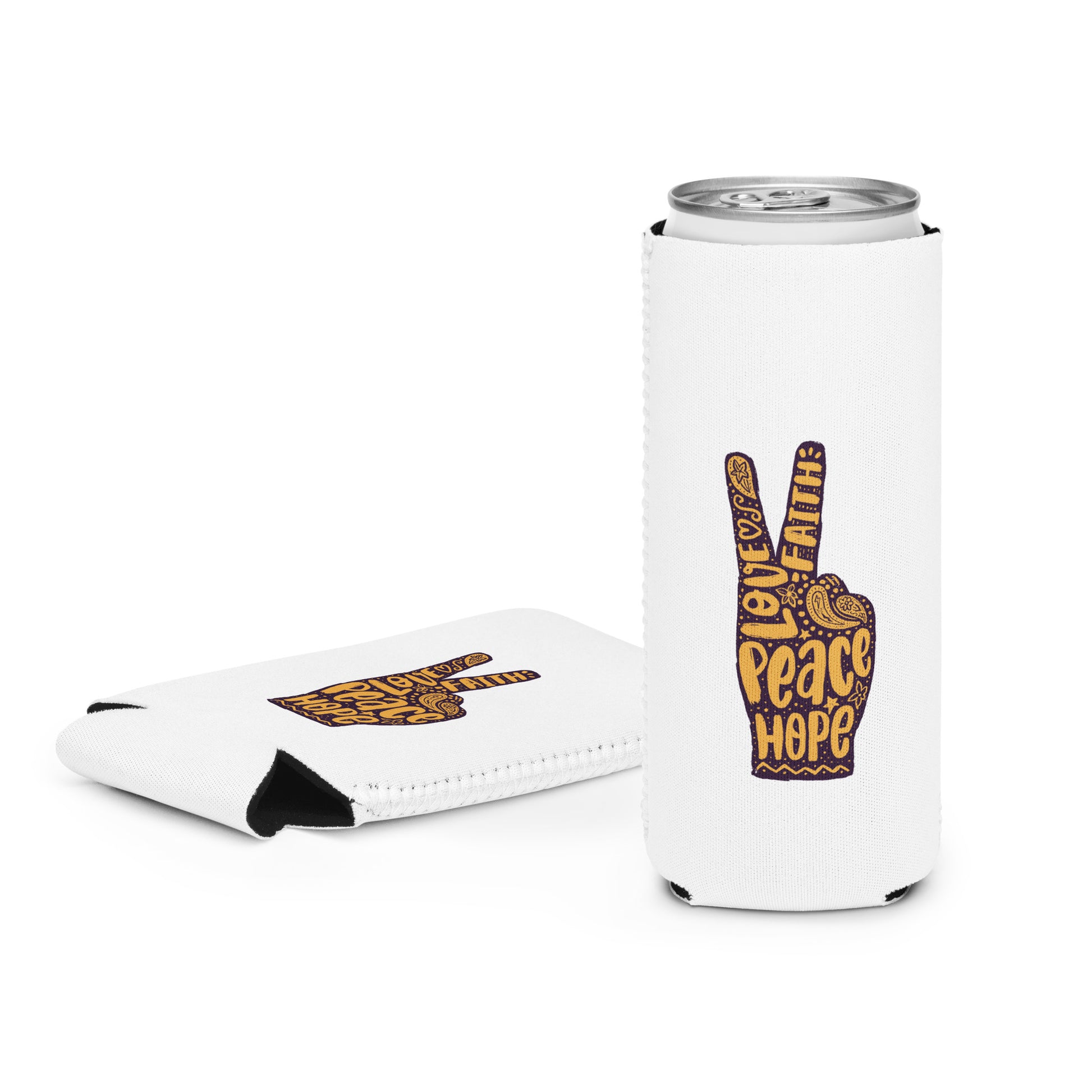 Peace Sign Can Cooler