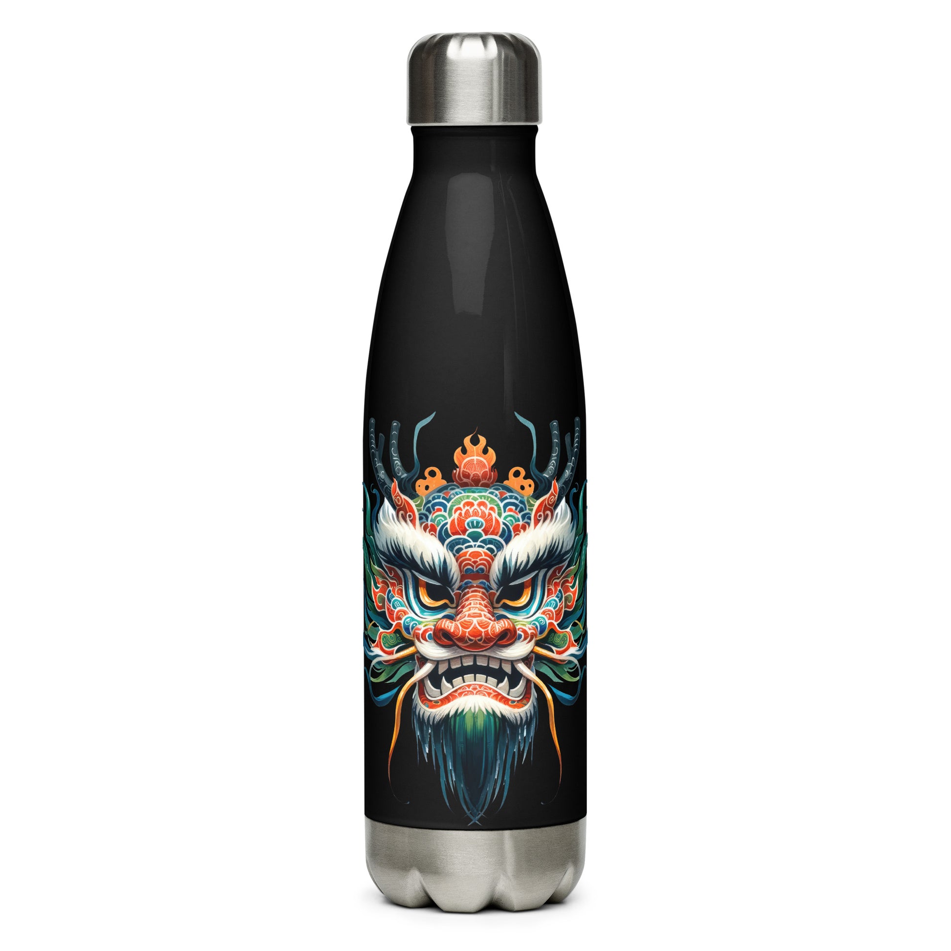 new year dragon water bottle