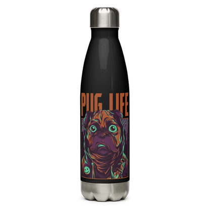 PUG LIFE Stainless Steel Water Bottle