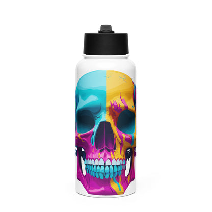 lsd skull water bottle