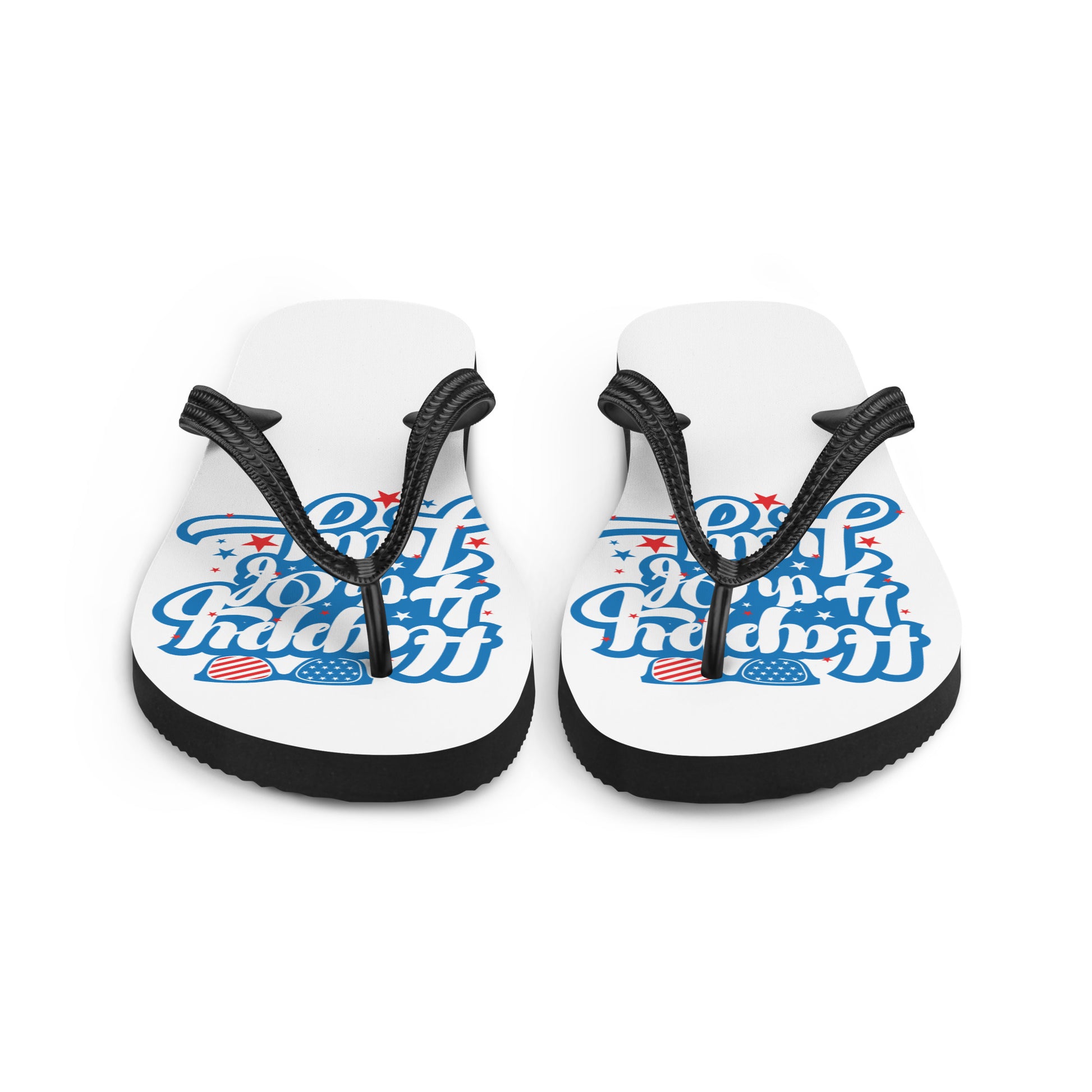 Happy 4th of July flip flops