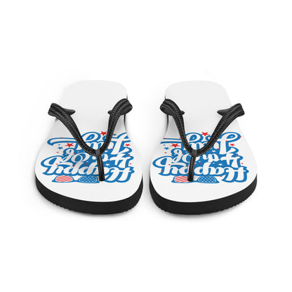 Happy 4th of July flip flops