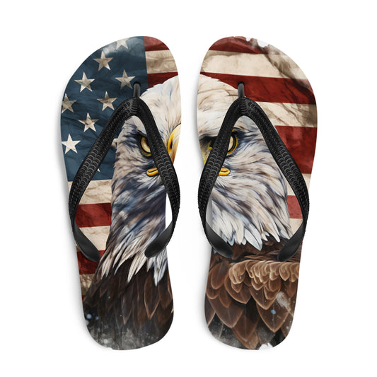 American Bald Eagle Flip-Flops