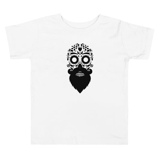 Bearded Sugar Skull Toddler T-Shirt