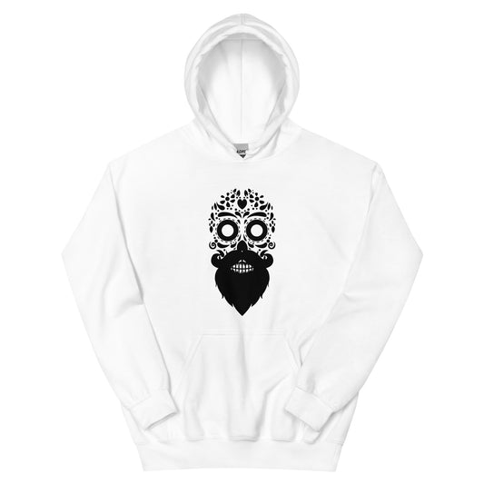 Bearded Sugar Skull Men's Hoodie