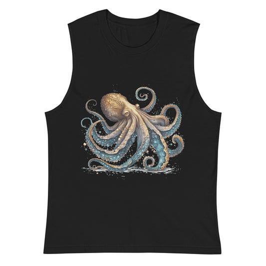 Octopus Kraken Unisex Muscle Shirt