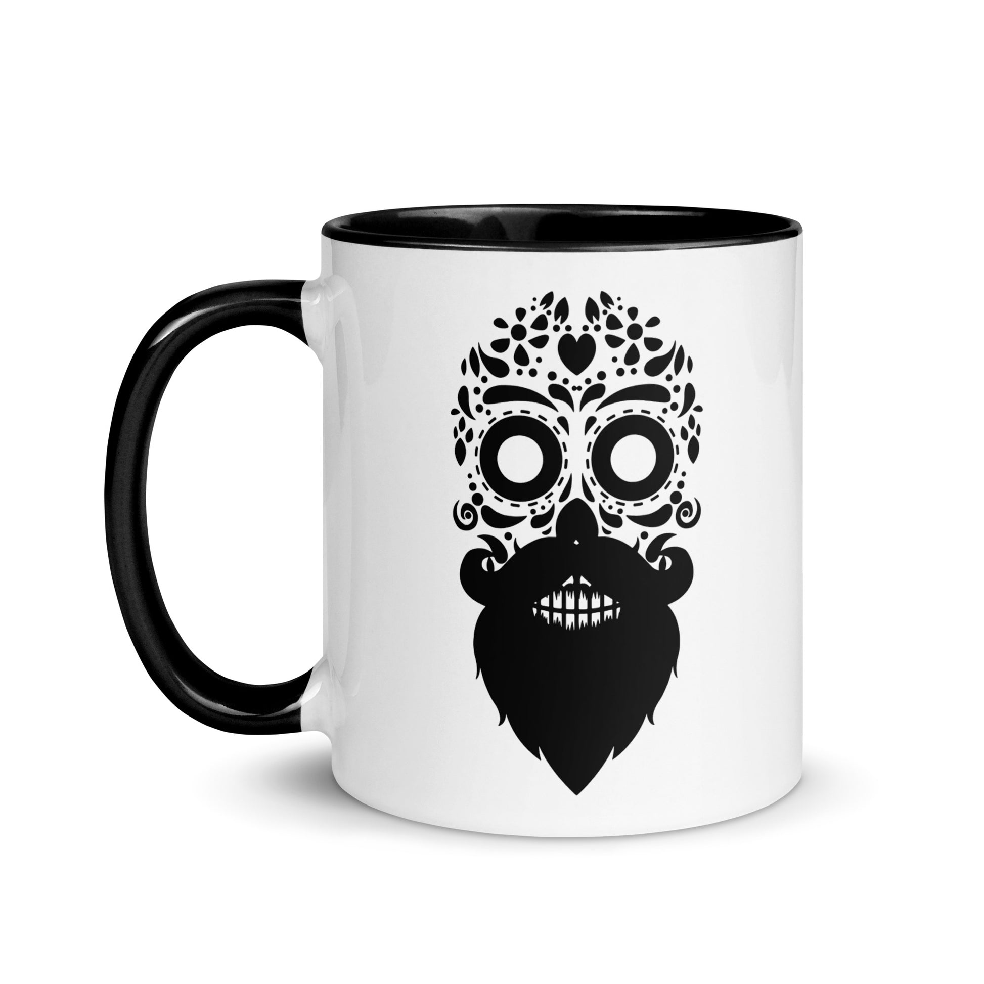 Skull Coffee Mug with Color Inside