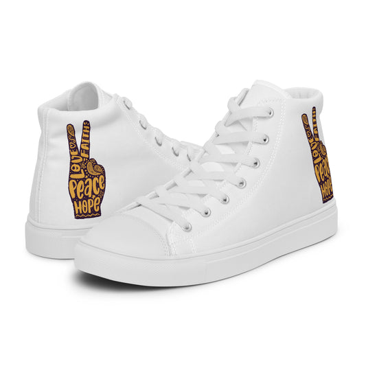 Peace Sign Ladies Shoes