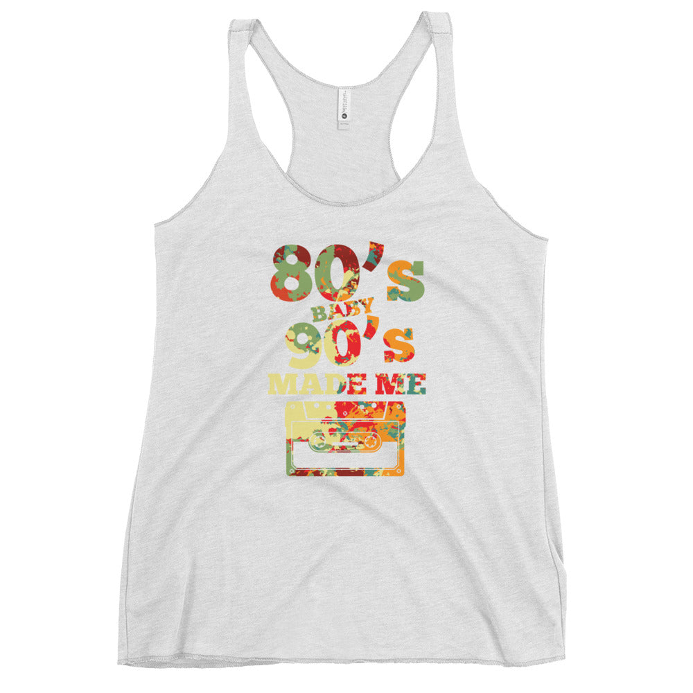 80's Babywomen's Racerback Tank Top
