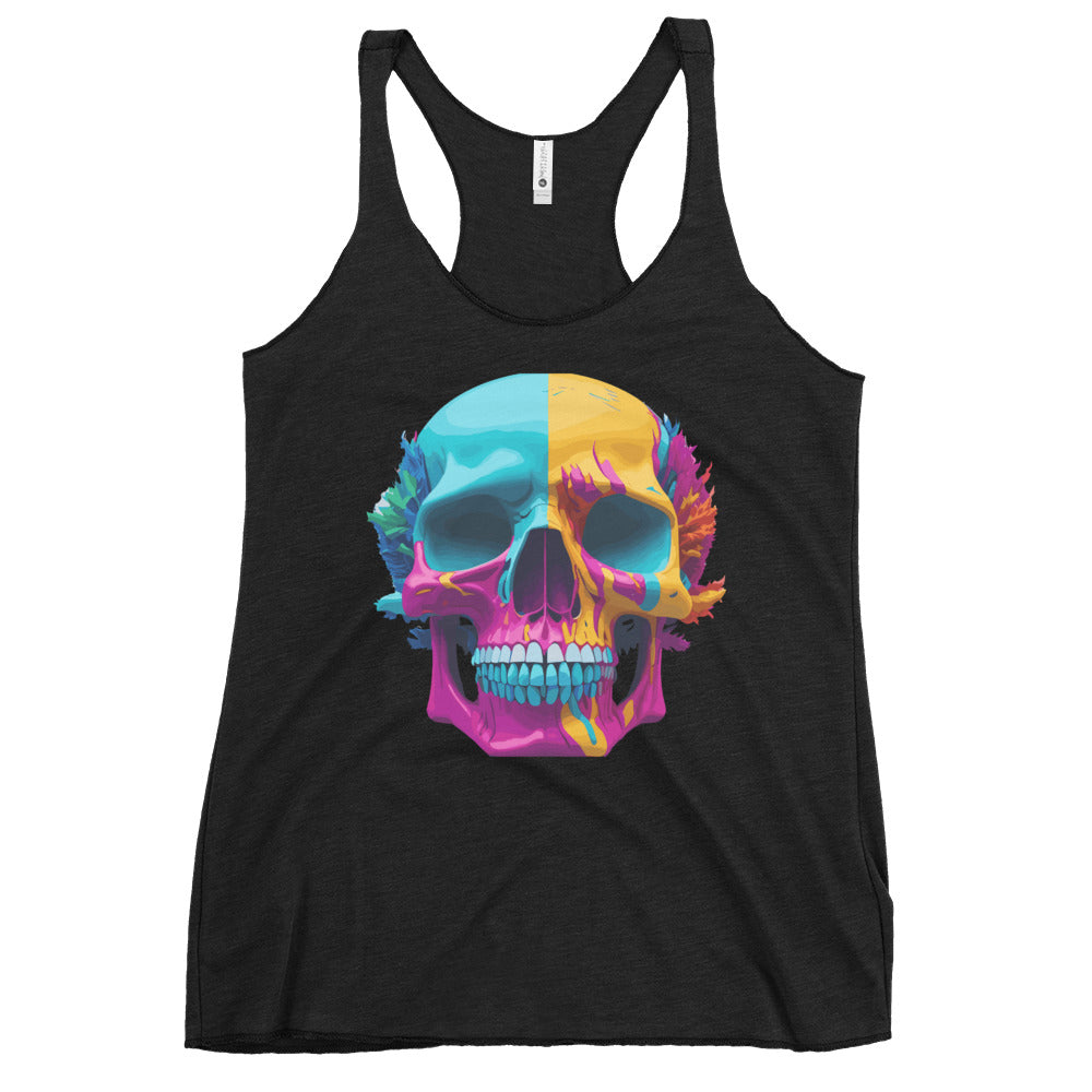 Color Skull Ladies Tank Top