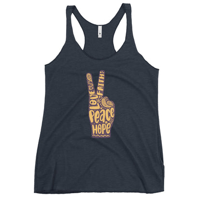 Love, Faith, Hope Ladies Tank Top