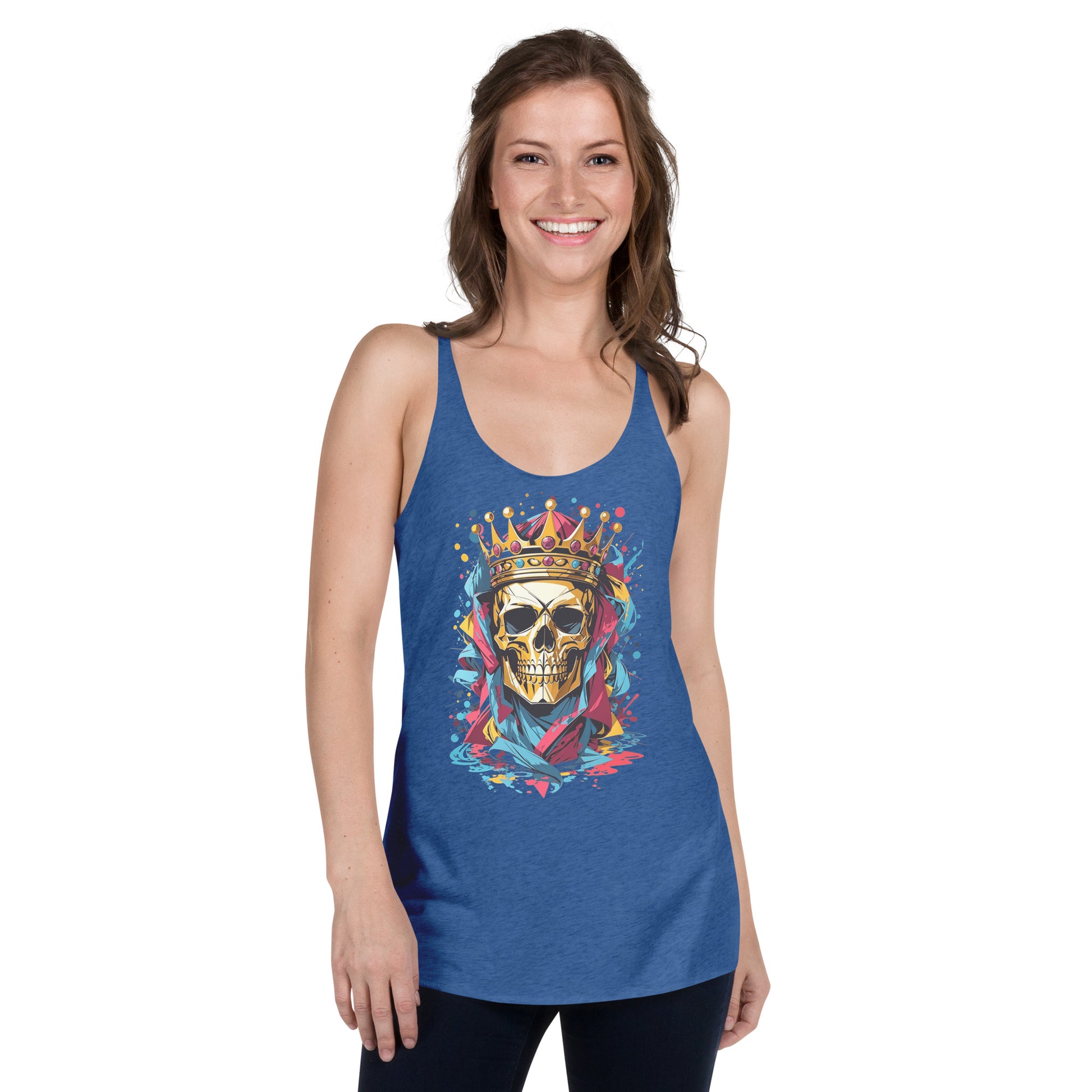 Skull & Crown Ladies Racerback Tank Top
