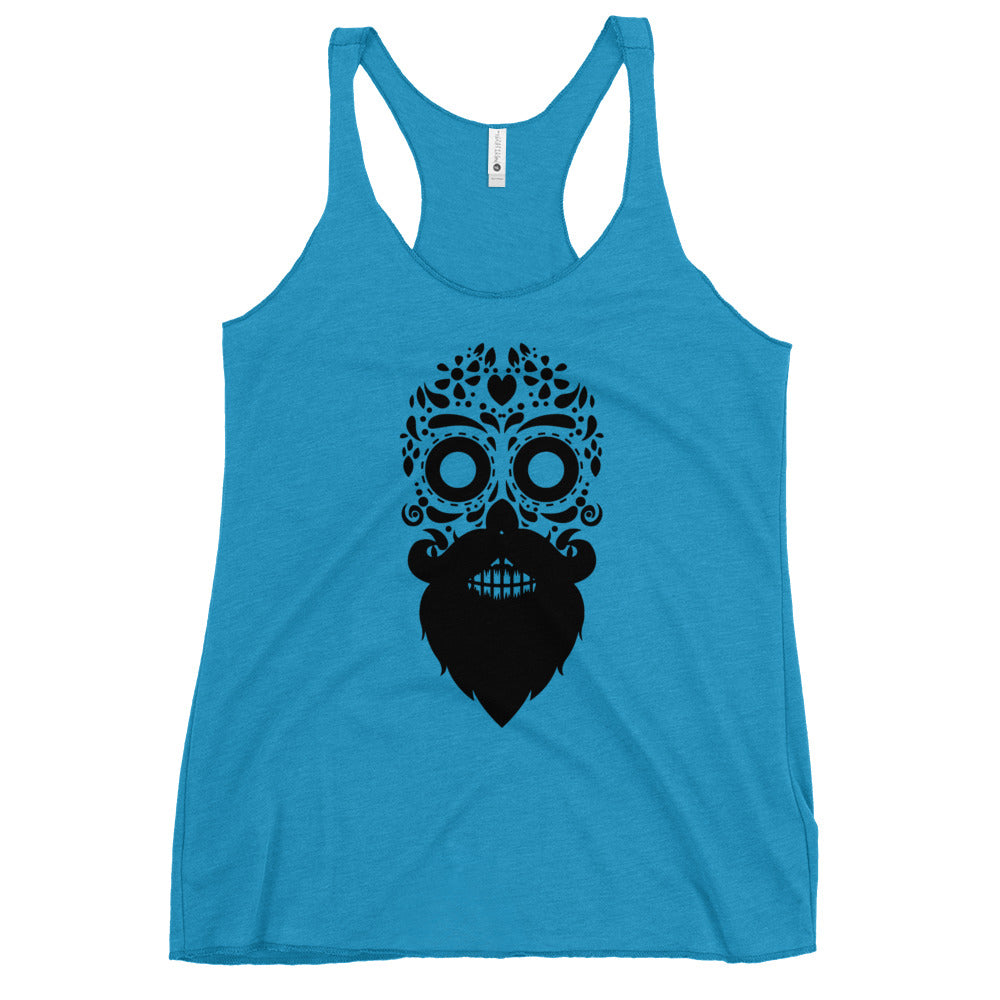 Bearded Sugar Skull women's Tank Top