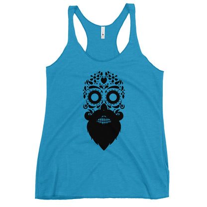 Bearded Sugar Skull women's Tank Top