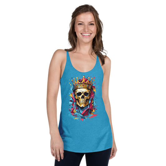 Skull & Crown Ladies Racerback Tank Top
