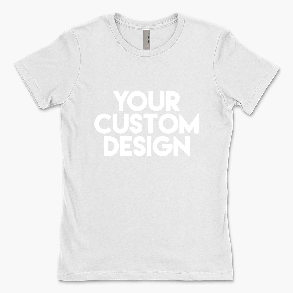 custom printed ladies boyfriend t-shirt